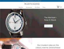 Tablet Screenshot of martenero.com